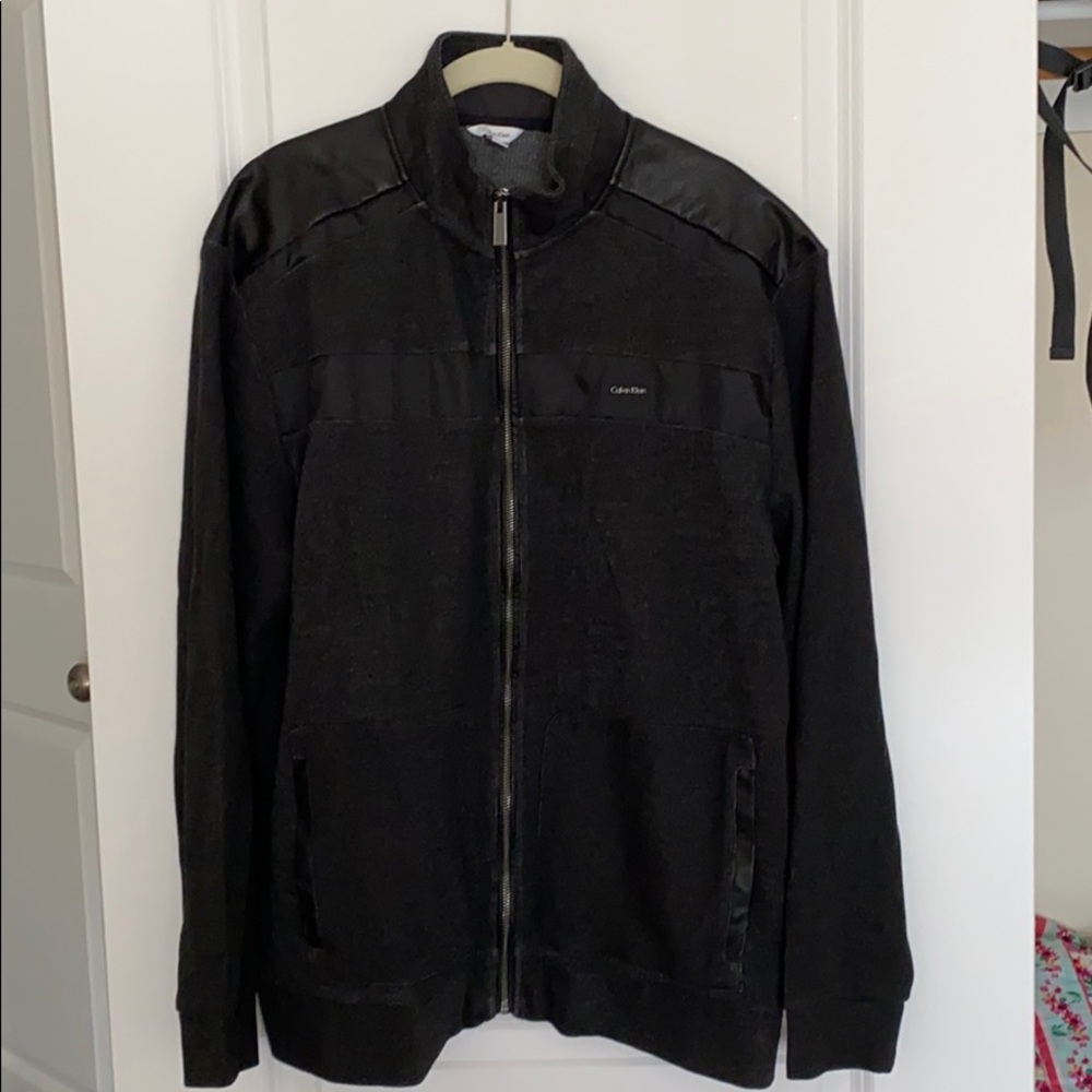 Calvin Klein men’s full zipper sweater